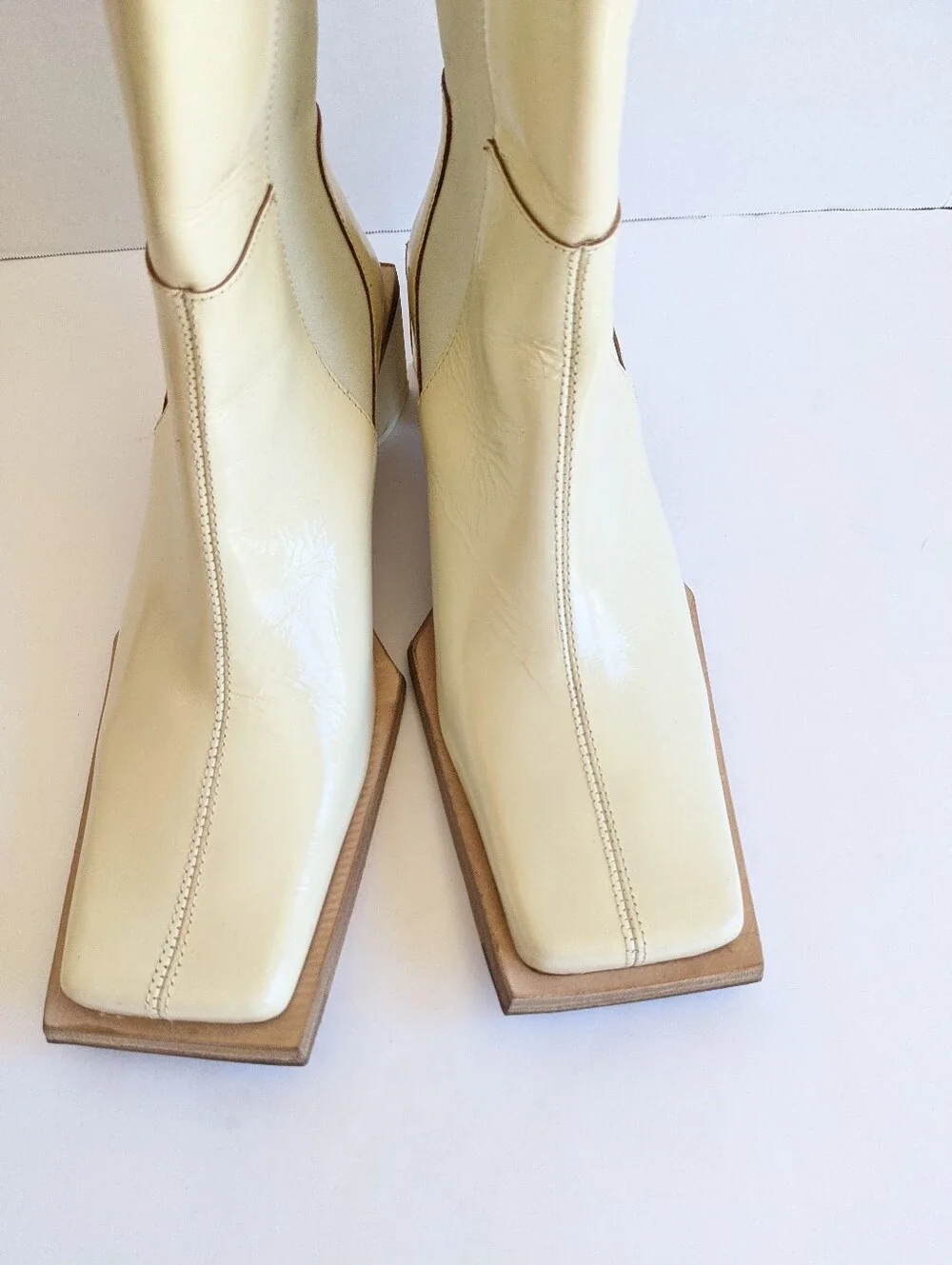 Miista Off-White Minnie Boots 38